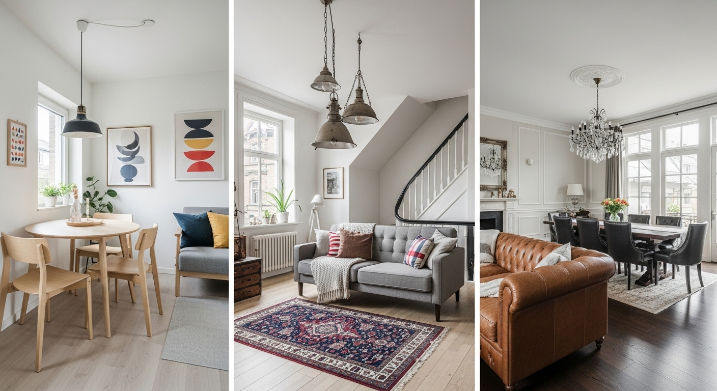 Cách Chọn Nội Thất Phù Hợp Với Từng Kiểu Nhà Ở Mỹ (Chung Cư, Townhouse, Single Home)