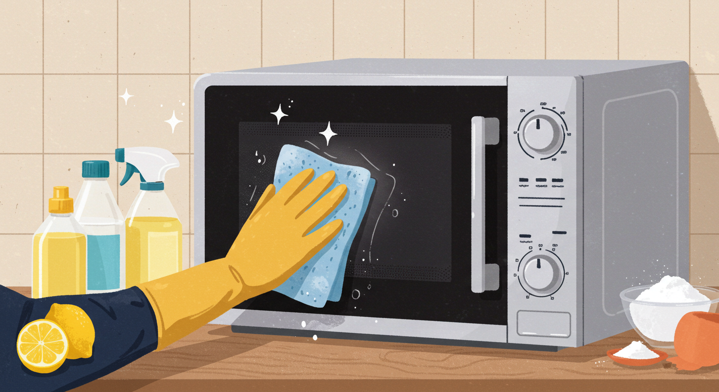 Cách làm sạch lò vi sóng hiệu quả và nhanh chóng