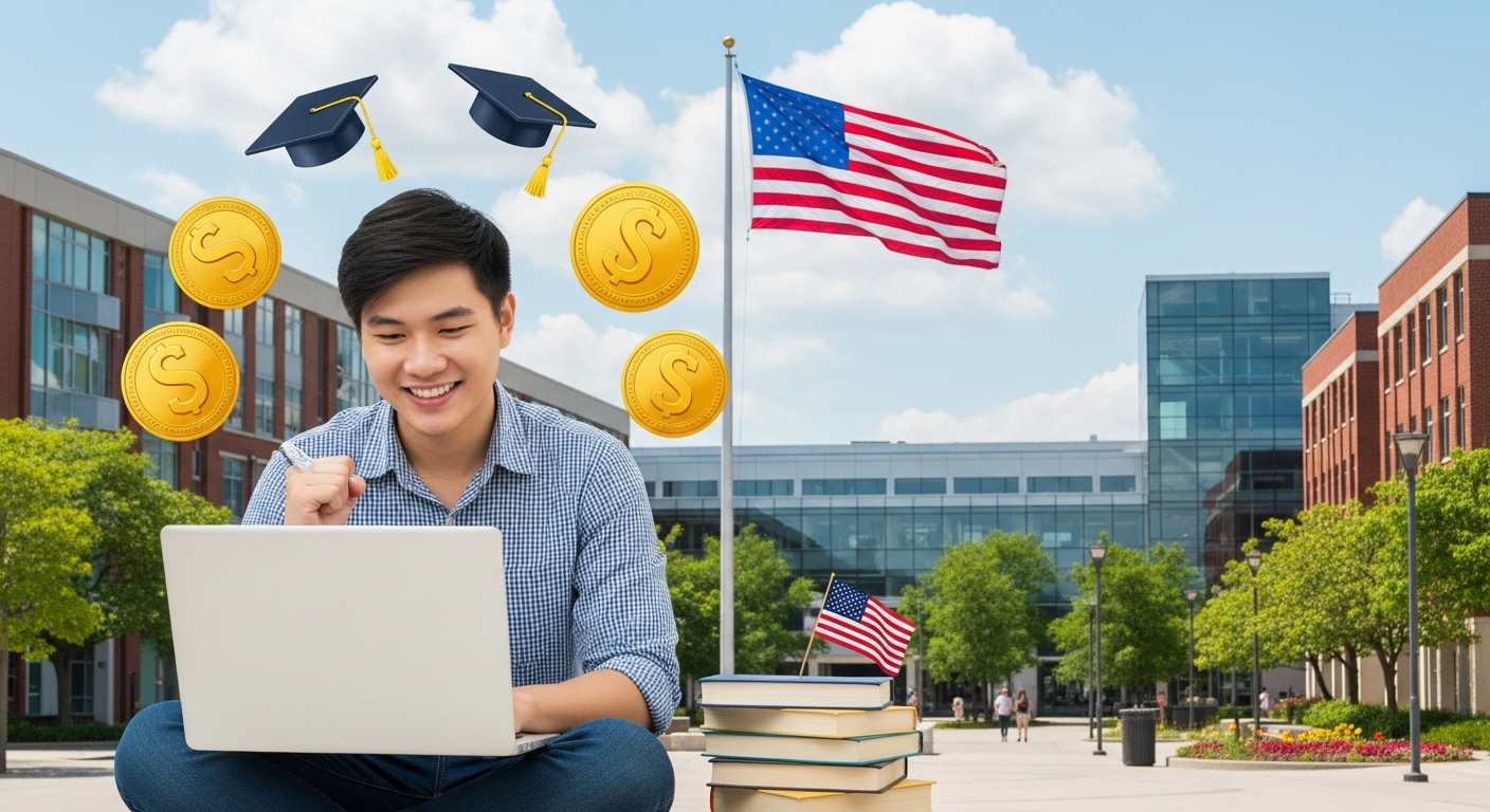 Cách xin học bổng đại học tại Mỹ cho sinh viên quốc tế gốc Việt