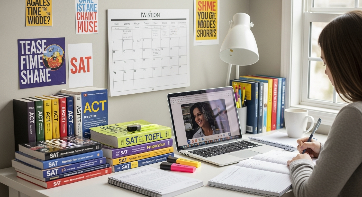 Chuẩn Bị Cho Kỳ Thi SAT, ACT Và TOEFL: Lộ Trình Và Tài Liệu Cần Thiết