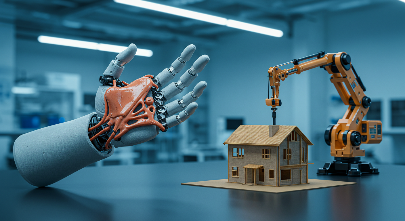 Tương lai của công nghệ in 3D trong y tế và xây dựng
