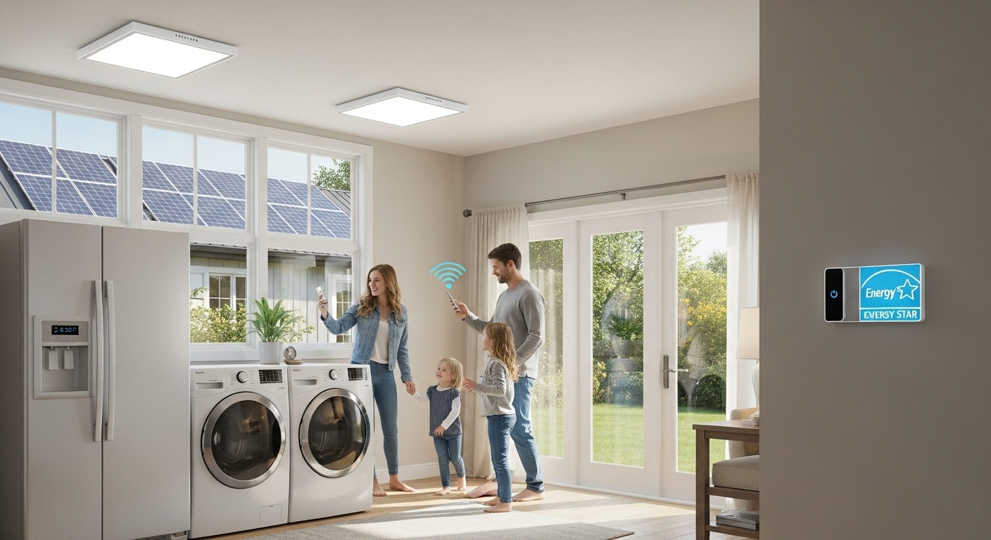Các Giải Pháp Tiết Kiệm Năng Lượng Cho Nhà Ở Tại Mỹ: Từ Hệ Thống Chiếu Sáng Đến Cách Sử Dụng Thiết Bị Điện Hiệu Quả