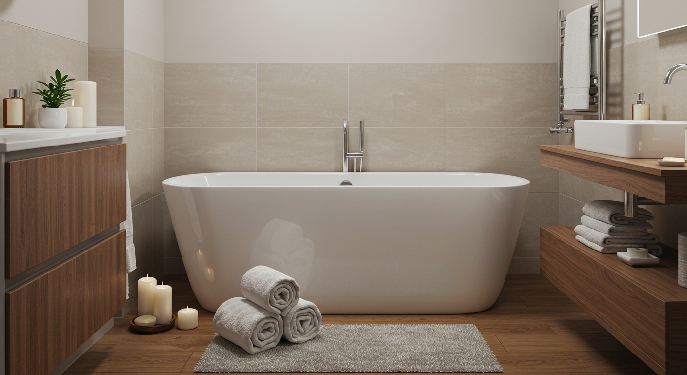 Tự Thiết Kế Phòng Tắm Spa Tại Nhà: Không Tốn Kém Mà Vẫn Thư Giãn