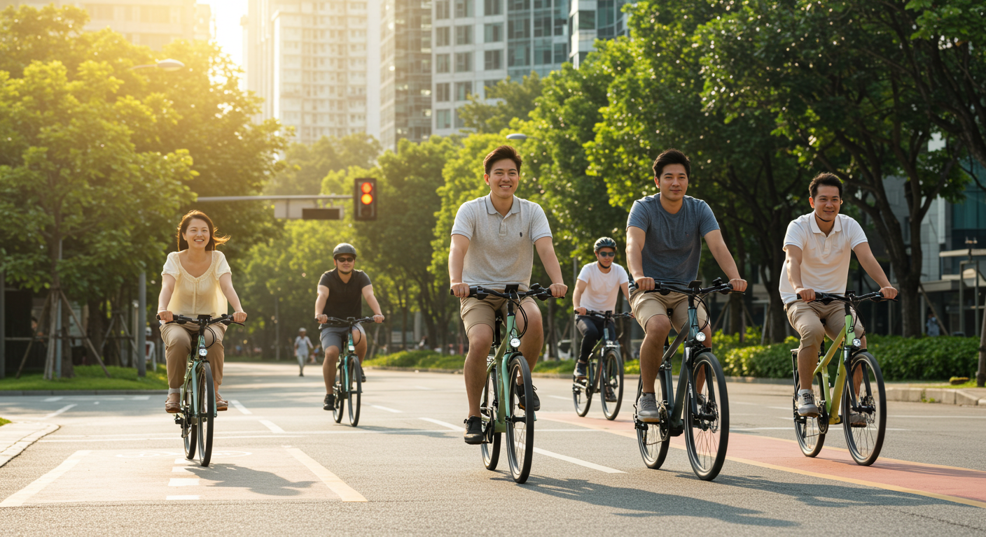 Xe đạp điện: Lựa chọn giao thông xanh trong thành phố