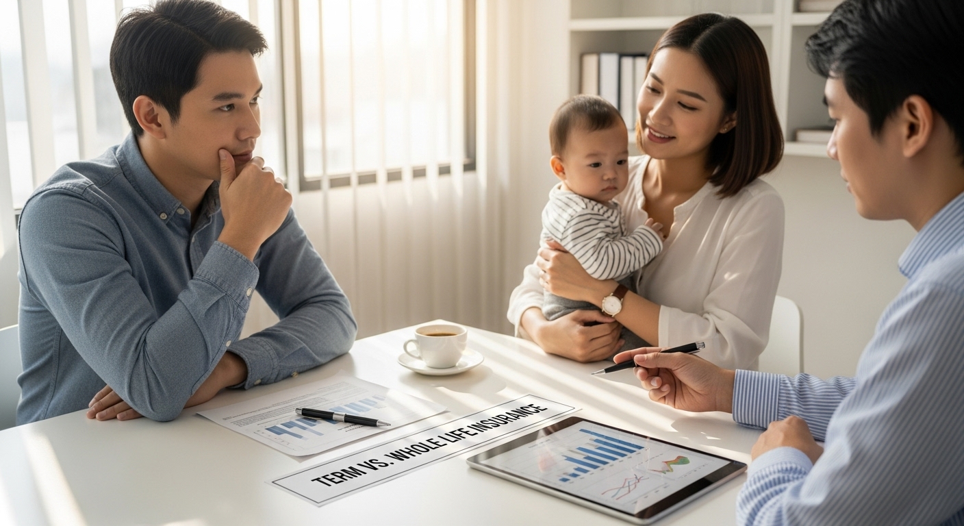 Bảo hiểm nhân thọ loại term vs. whole: lựa chọn cho tình huống nào?