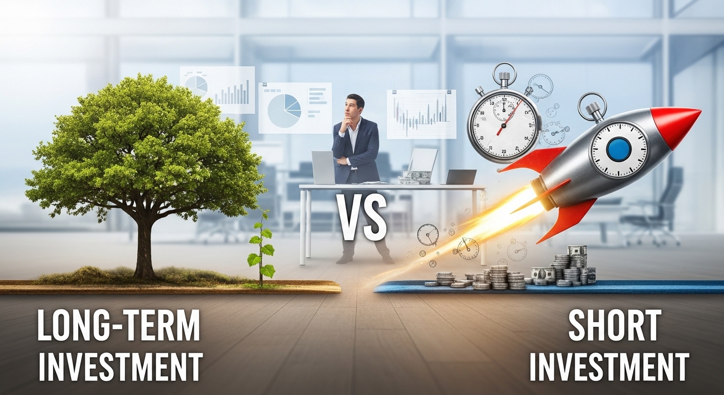 Đầu tư dài hạn và đầu tư ngắn hạn: Nên chọn phương án nào?