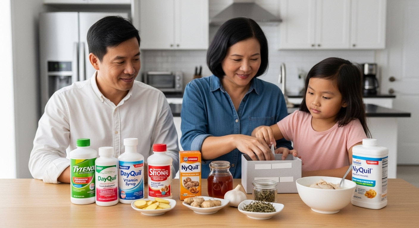 Ốm vặt khi mới đến Mỹ: Món ăn và thuốc nhà nên chuẩn bị