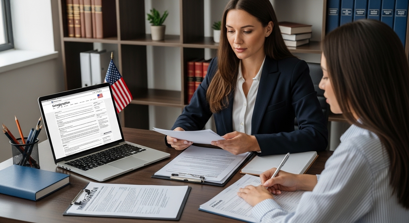 Thủ tục pháp lý khi thay đổi tình trạng di trú (ví dụ: từ visa sang thẻ xanh)