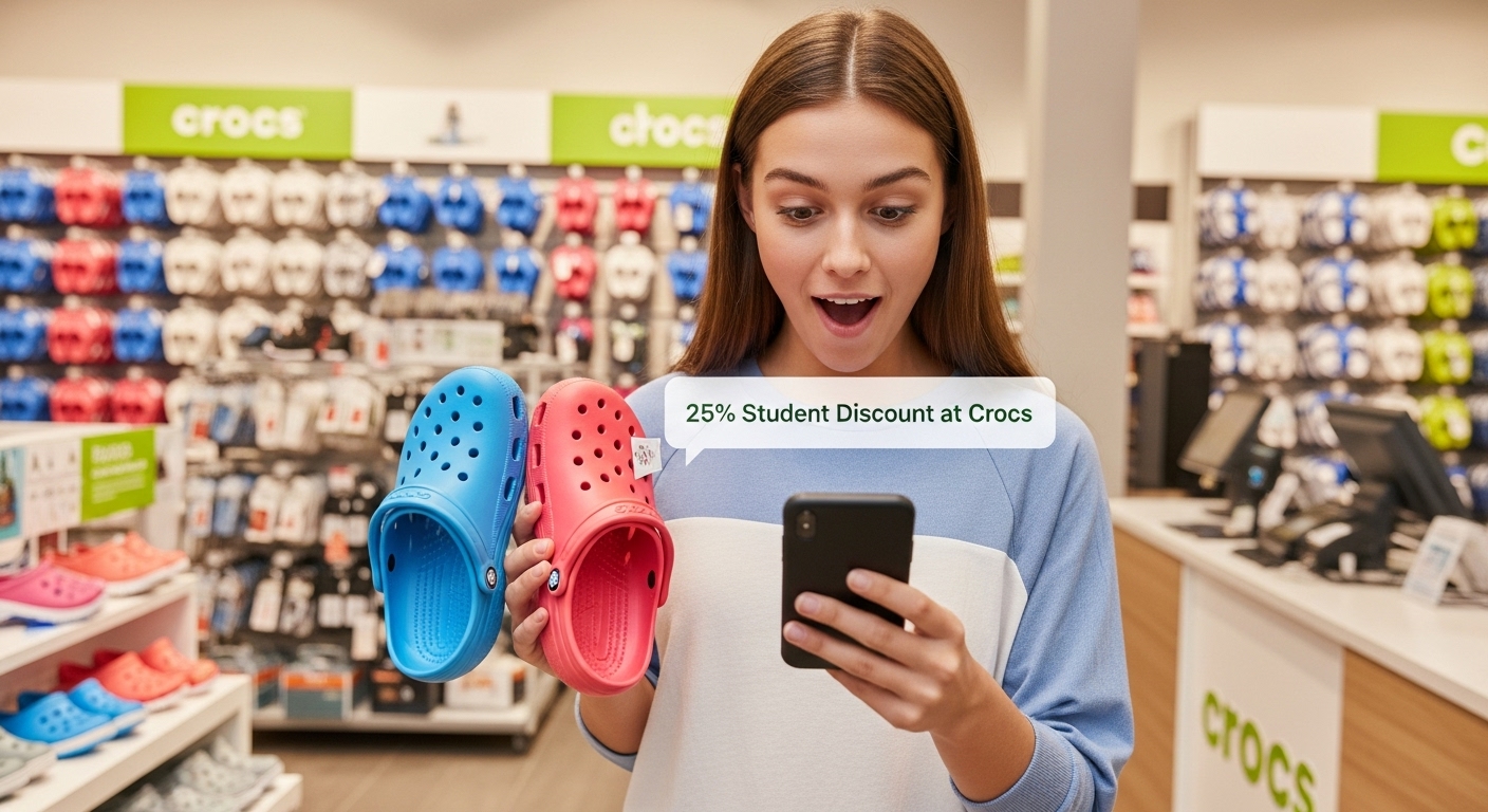 Đừng mua Crocs nếu chưa biết bí mật giảm giá cho sinh viên này