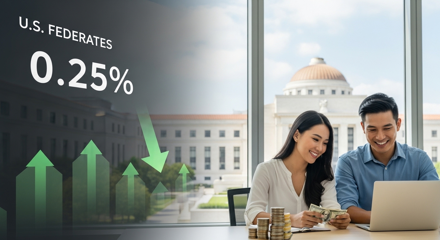 Cục Dự Trữ Liên Bang Mỹ Giảm Lãi Suất 0.25%: 7 Ảnh Hưởng Tích Cực Đến Tài Chính Của Bạn