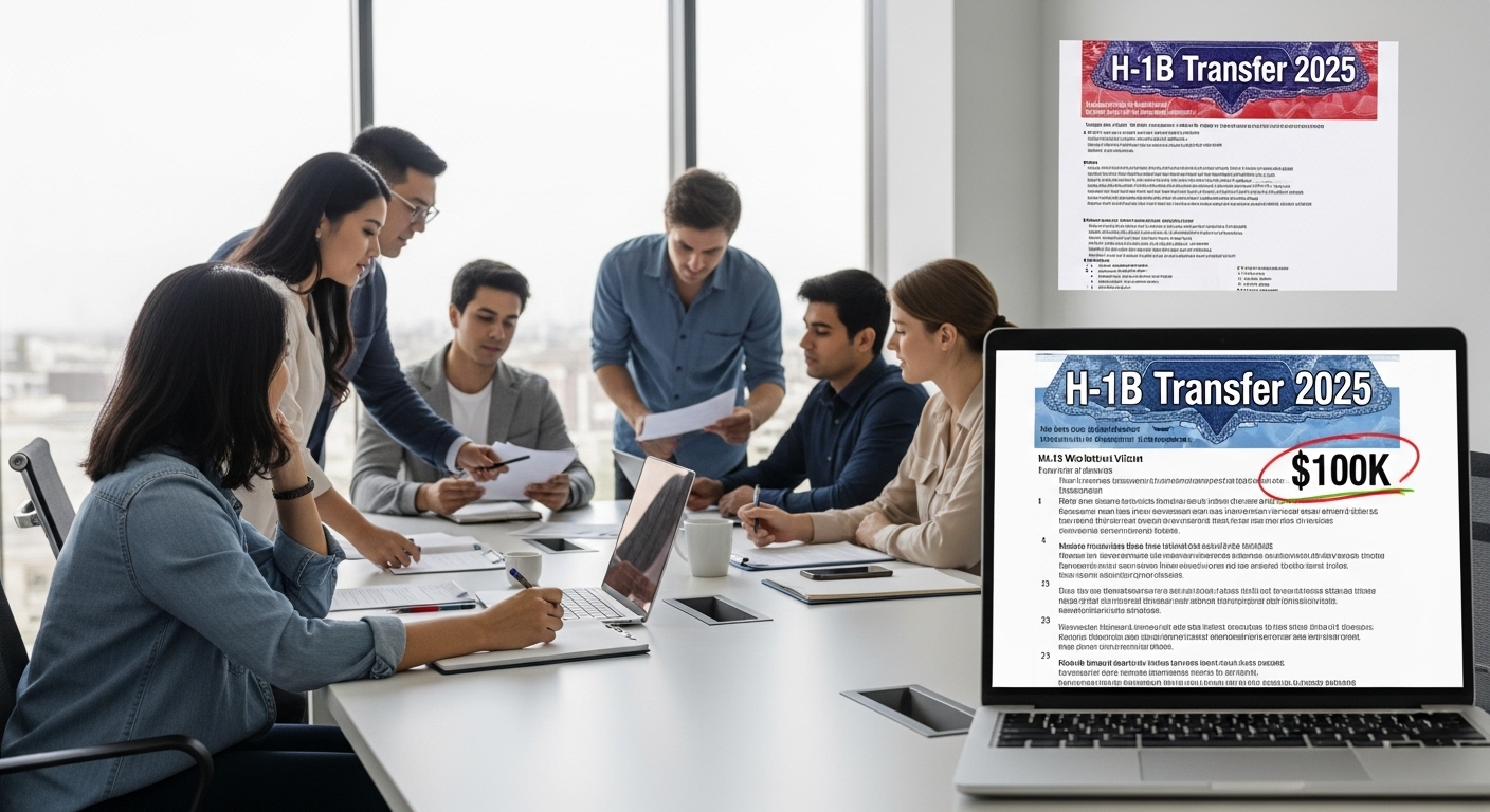 H-1B Transfer 2025: 10 Điều Cần Biết Về Phí 100K Và Thủ Tục Chuyển Việc