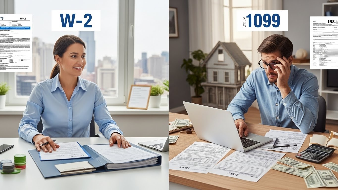 Hiểu đúng về W-2 và 1099 – Khác nhau thế nào và rủi ro nếu chọn sai?