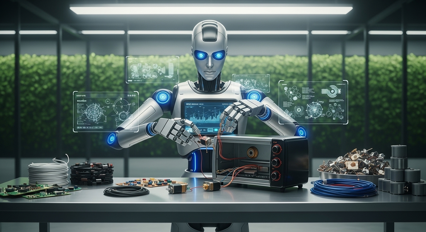 Robot học cách tháo rời thiết bị gia dụng để tái sử dụng linh kiện